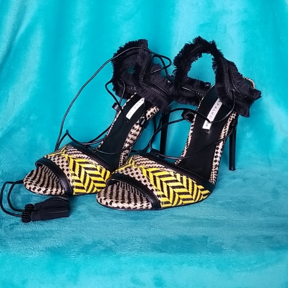 Zara Shoes - Zara Lace Up Heels